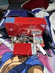 Nintendo Wii Red 25TH Anniversary Console Cib Complete Box Paper Mario Rare Y2K Open. Price: $250.00.
