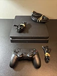 Sony Playstation (PS4 Slim) 1TB Console Includes Remote Works Great Used. Price: $99.99.