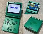 Nintendo Game Boy Advance Gba Sp System Ips Lcd Backlit Pokemon Green Rayquaza Excellent. Price: $199.95.