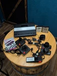 Atari 7800 Prosystem Console With Controllers Games And Cables Used. Price: $185.00.