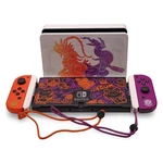 Nintendo Switch Oled (HEG-101) Used Orange & Purple Joy-cons. Price: $249.95.