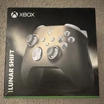 Microsoft Xbox Lunar Shift Wireless Controller Gold/silver/white Open. Price: $50.00.