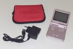 Nintendo Game Boy Advance Sp - Light Pink Handheld System No Box Pal Used. Price: $220.00.