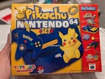 Pikachu Nintendo 64 Console System Complete Box Cib "toys R Us" Used. Price: $1700.00.