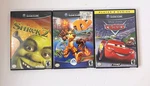 3 Nintendo Gamecube Games Shrek 2 Cars Ty Tasmanian Tiger Case & Manual Tested Good. Price: $39.99.