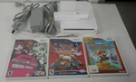 Nintendo Wii RVL-101 Console System Bundle -remote W/ Mario ,monster High, Cars Used. Price: $82.50.