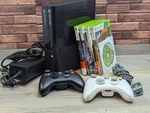 Microsoft Xbox 360 Console Model 1538 W/ 2 Controllers Cables & Games Used. Price: $99.98.