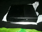Microsoft Xbox 360 Slim 120GB Black Console With Twelve Games, Some New Used. Price: $120.00.