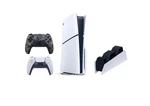 Sony Disc Console 1TB 2X Controllers & Charging Station SNY-BD-PS5SLIM Good. Price: $649.99.