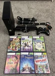 Microsoft Xbox 360 Console Kinect Bundle + Games Wireless Control Used. Price: $139.99.