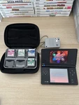 Nintendo Dsi Console Charger, Case, Stylus, 5 Games Bundle Used. Price: $120.00.