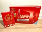 Nintendo Wii Super Mario Bros. 25TH Anniversary Red Console Bundle Open. Price: $250.00.