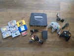 N64 Console W/ Games, Controllers, Super Smash Bros Pokemon Mario Nintendo Used. Price: $274.99.