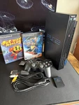 Sony PS2 Console Bundle SCPH-30001 W/2GAMES, Cntrlr, 8MB Mc, Cables Tested! Used. Price: $124.96.