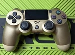 Sony Dualshock 4 Wireless Controller For Playstation Brown/gold Used. Price: $22.00.
