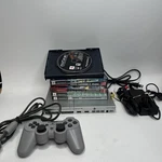 Sony PS2 Playstation Slim Silver Console Bundle SCPH-79001 Tested With Games Used. Price: $179.97.
