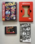 6-PAK Cardboard Box (sega Genesis, 1995) Complete In Tested Authentic Very. Price: $29.99.