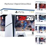 Sony Playstation Slim Digital Edition Gaming Console Astro, NBA25, SPIDERMAN2 Open. Price: $484.99.
