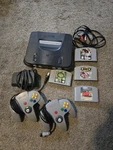 Nintendo 64 Console Bundle W/ 2 Oem Controllers & Games - Tested Working Used. Price: $159.99.