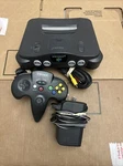 Nintendo N64 Console System Bundle NUS-001 With Cables And Power Supply Used. Price: $80.00.