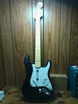 PLAYSTATION3 Rockband Harmonix Black Fender Stratocaster Guitar 822151 No Dongle Used. Price: $22.99.
