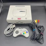 Sega Saturn Console White HST-3220 Confirmed Working Japanese Version Tested Used. Price: $128.00.