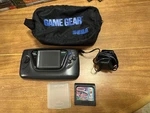 Sega Game Gear Handheld Black Video System Screen Issue W Sonic 2 Cart, Bag For. Price: $73.00.