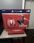 Sony PS4 Pro Spider-man Limited Edition 1TB Red 4K Hdr Console W/ Controller For. Price: $120.00.