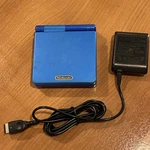 Oem Nintendo Game Boy Advance Sp Azurite Blue Megaman Handheld W/ Charger ASG001 Used. Price: $150.00.