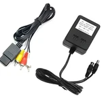 Av Rca Audio+ac Cable Power Supply Adapter Cord For Super Nintendo Snes Game Set New. Price: $10.99.