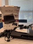 Sony Playstation 3 Slim 160GB Charcoal Black Camera, 2 Controllers And Cords Inc Used. Price: $119.99.