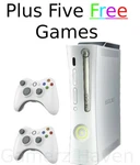 Guaranteed Microsoft Xbox 360 Original Console, 250GB Hdd, Controllers Very. Price: $189.99.