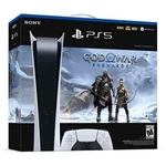 Brand New Sony PS5 Digital Edition Console God Of War Ragnar K Bundle - White. Price: $550.00.