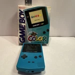 Nintendo Gameboy Color Teal Video Console Open. Price: $350.00.