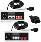 2PACK Wired Classic Retro NES-004 Controller Gamepd Nintendo New. Price: $6.99.