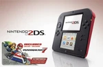 Nintendo 2DS Crimson Red Mario Kart 7 Handheld Console New Sealed Box. Price: $449.99.