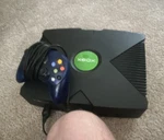 Microsoft Xbox Home Console Black W/ Controller & Cables Used. Price: $125.00.