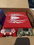 Sony Playstation 4 Pro Marvel Spiderman Edition With Games 2 Controller Used. Price: $300.00.