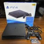 Sony Playstation PS4 500GB Console CUH-2100A B01 Jet Black W/manuals & Box Used. Price: $162.00.