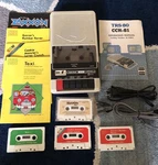 Radio Shack Tandy TRS-80 CCR-81 Computer Cassette Recorder W/ 4 Tapes Lot Used. Price: $37.98.