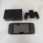 Nintendo Switch V1 XAW100 Unpatched Console Gray Joy-con Dock Bundle Stick Drift Used. Price: $229.99.