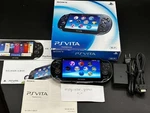 Sony Playstation Ps Vita Oled PCH-1000/1100 Black Complete In Box -ship 1-DAY Open. Price: $219.00.