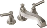 Moen Rothbury TS923BN Brushed Nickel Two Handle 3-HOLE Tub Faucet Open. Price: $90.00.