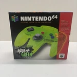 Mint Extreme Green Nintendo N64 Controller Complete Box Cib Authentic Rare Open. Price: $1999.99.