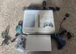 Sony Playstation PS2 Slim Silver Console Bundle Complete In Box SCPH-90001 Used. Price: $225.00.