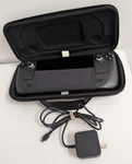Valve Steam Deck 256GB Lcd Black Handheld Gaming System + Charger/case 512GB Sd Used. Price: $599.99.