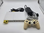 Sony Playstation 2 Slim Limited Edition Ceramic White Console & Gun, Memory Card Used. Price: $119.95.