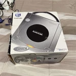 Nintendo Gamecube Platinum Console With Original Box & Cables Open. Price: $300.00.