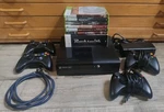 Microsoft Xbox 360 250GB Hdd Model 1538 + 4 Controller & 9 Game Bundle Used. Price: $179.99.