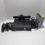 Microsoft Xbox 360 Model 1439 - Console & Kinect Bundle With Controller Used. Price: $120.00.